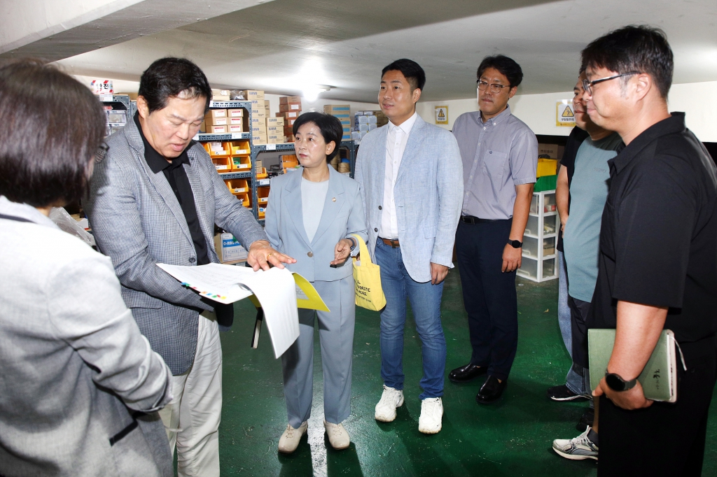 시설관리공단 현장방문 이미지(1)