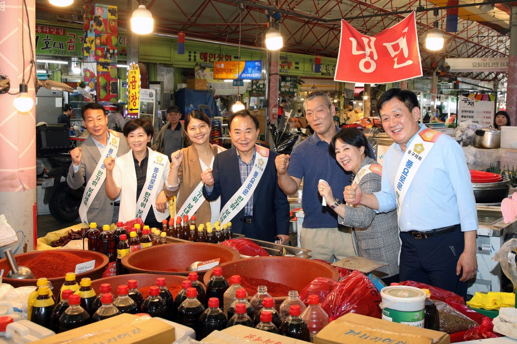 추석맞이 중앙시장 격려 방문 이미지(10)
