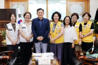 대한적십자봉사회 중구의회 방문 대표이미지