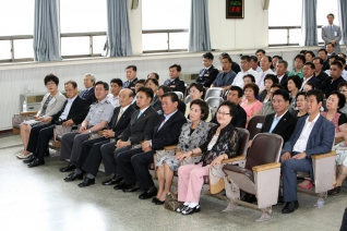 중부경찰서 치안활동 주민보고회 참석차 방문 대표이미지