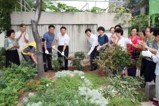 어르신 힐링 텃밭 개소식 대표이미지