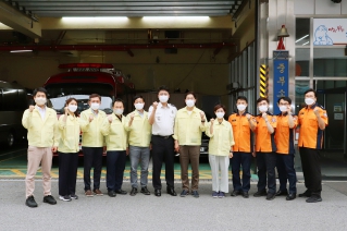 중구의회 소방서 보건소 현장 방문 대표이미지