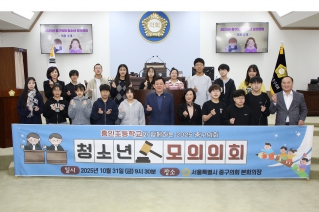 2025 청소년 모의의회 대표이미지